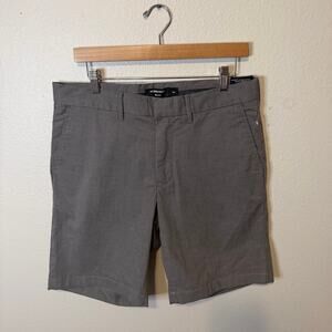 NWOT Nordstrom Slim Fit Gray Chino Shorts Size 33